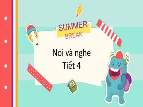 Bài giảng Tiếng Việt Lớp 2 (Nghe kể chuyện) Sách Kết nối tri thức - Bài 3: Hồ nước và mây