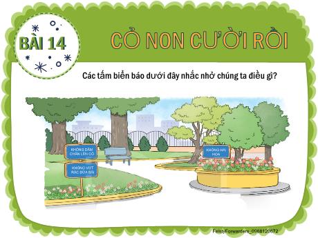 Bài giảng Tiếng Việt Lớp 2 (Viết) Sách Kết nối tri thức - Bài 14: Cỏ non cười rồi (Tiết 3)