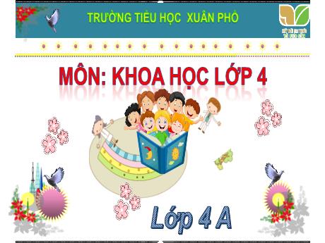 Bài giảng Khoa học Lớp 4 (Kết nối tri thức) - Bài 5: Vai trò của không khí và bảo vệ bầu không khí trong lành - Trường Tiểu học Xuân Phổ