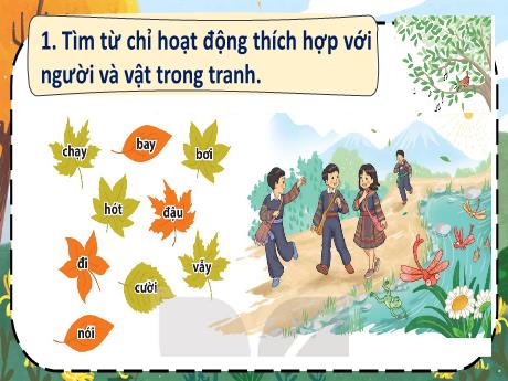 Bài giảng Tiếng Việt Lớp 4 (Luyện từ và câu) - Bài: Động từ