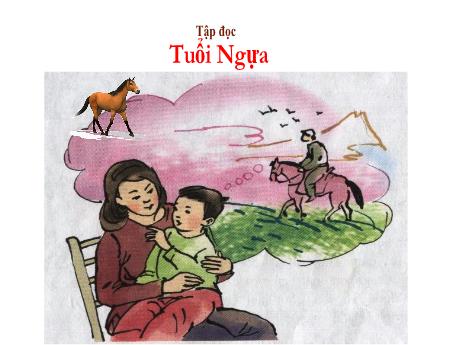 Bài giảng Tiếng Việt Lớp 4 (Tập đọc) Sách Cánh diều - Tuần 15, Bài: Tuổi ngựa - Nguyễn Thị Bích Thủy