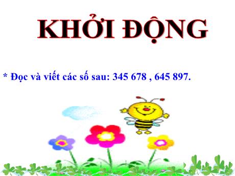 Bài giảng Toán Lớp 4 - Bài: Hàng và lớp (Trang 11)